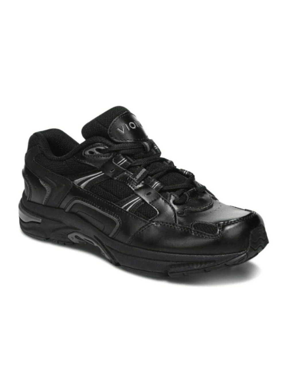 Vionic Women's 23Walker Classic -Walking Shoes - Black Leather